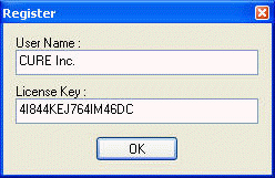 Register Name and License Key V3